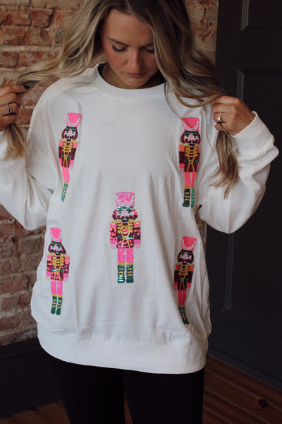 Nutcracker Corded Sweatshirt