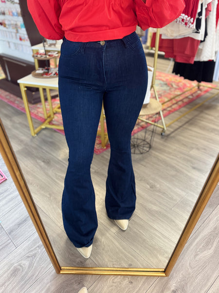 Flare Fever Forever - Dark Denim