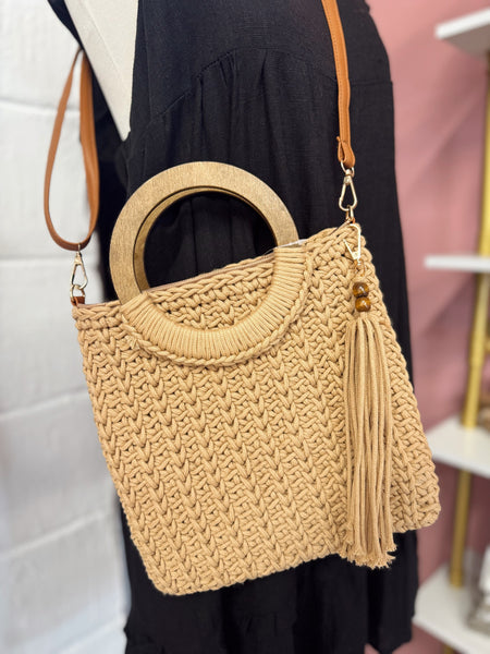 Hailey Crochet Tote Bag
