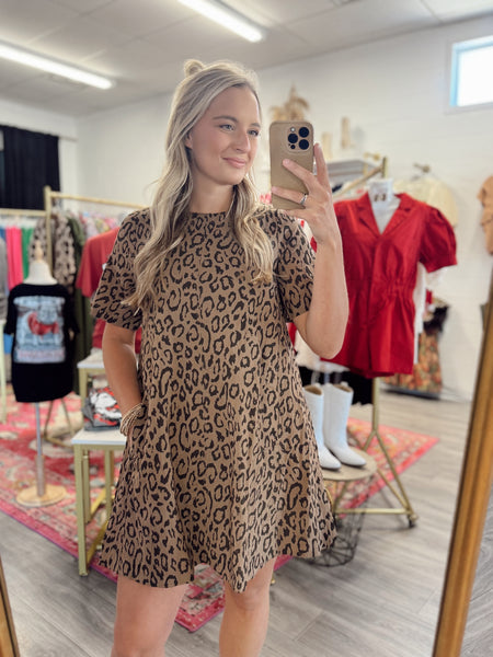 Leopard Mini Dress