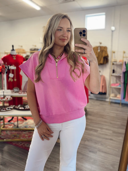 Scuba Top - Candy Pink