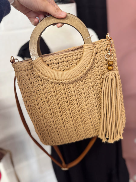 Hailey Crochet Tote Bag