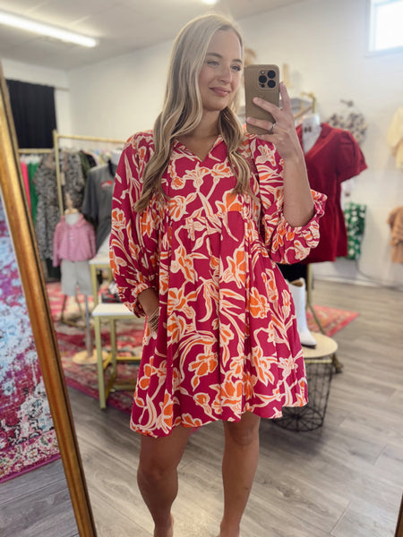 Floral Babydoll Dress