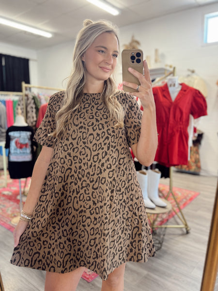 Leopard Mini Dress