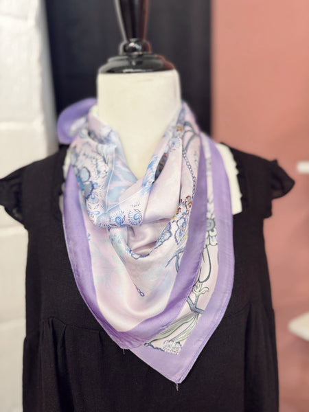 Purple Lover Bandana Scarf