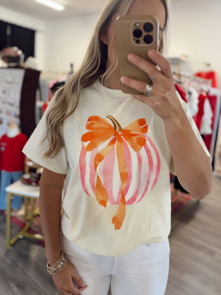 Preppy Pumpkin Graphic Tee