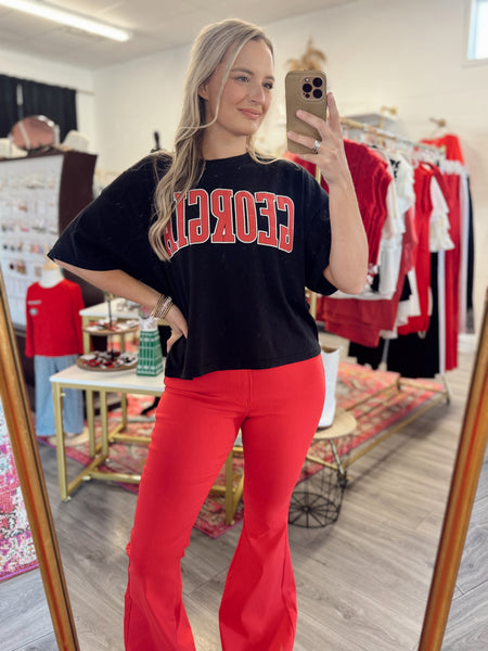 Georgia Puff Boxy Graphic Tee