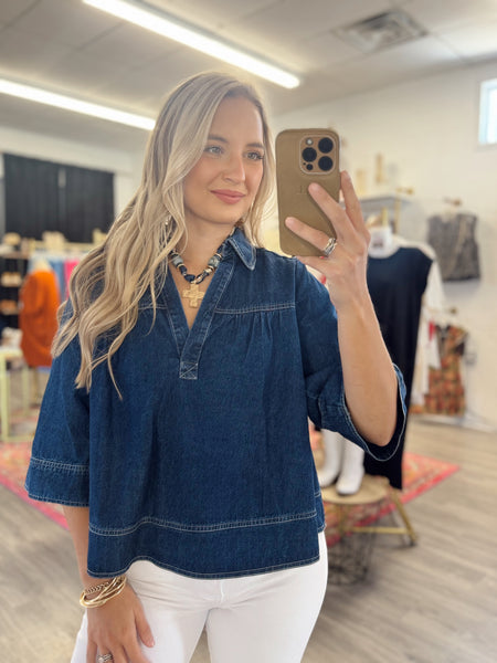 Dreamy Denim Top