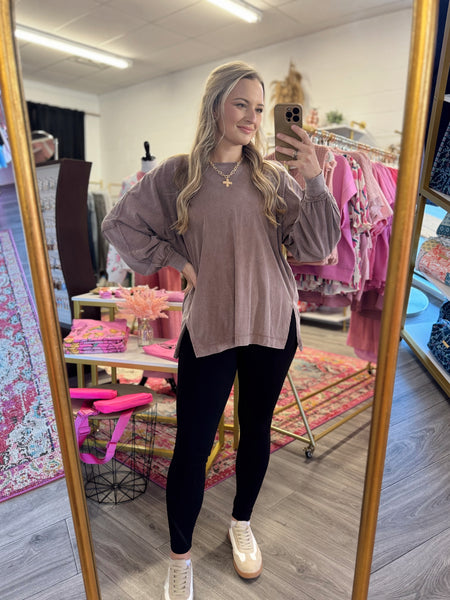 Everyday Oversized Basic - Plum