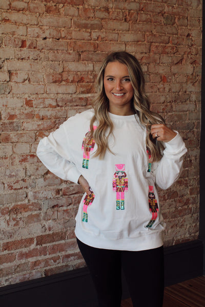 Nutcracker Corded Sweatshirt