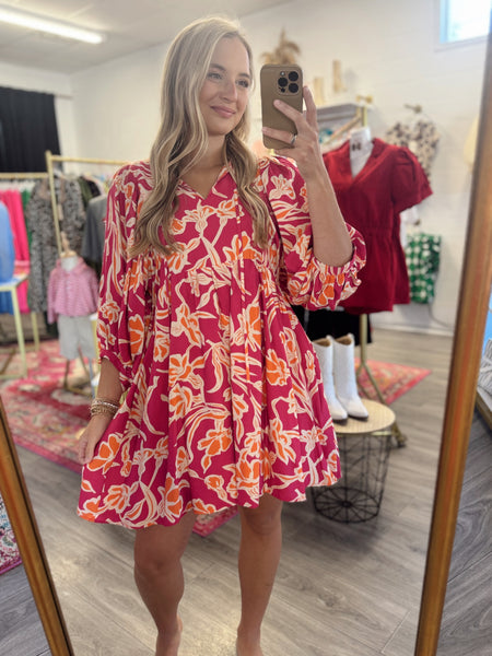 Floral Babydoll Dress