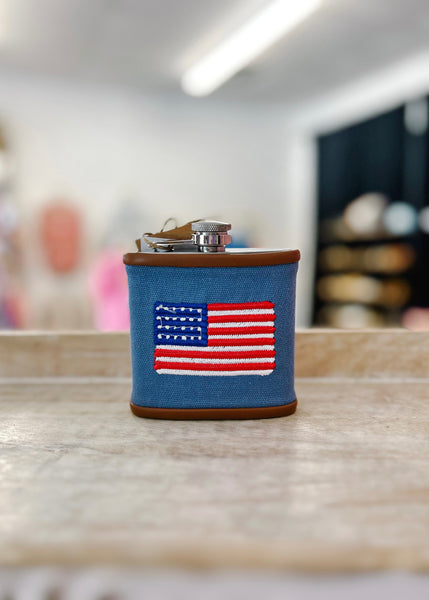 Embroidered Flask