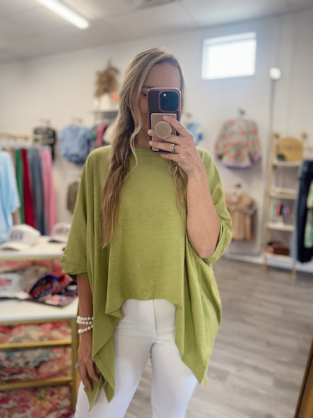 Macey Swing Top - Lime