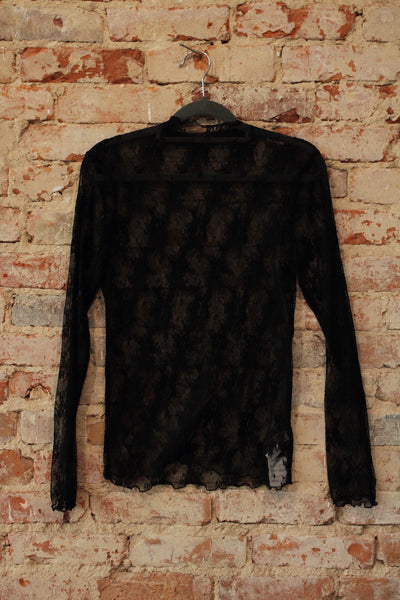 Lace Layering Tops - Pink & Black