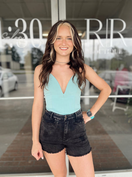 Night Out Bodysuit - Teal