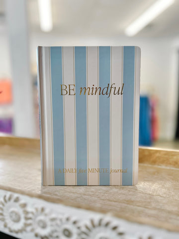 Be Mindful Striped Journal