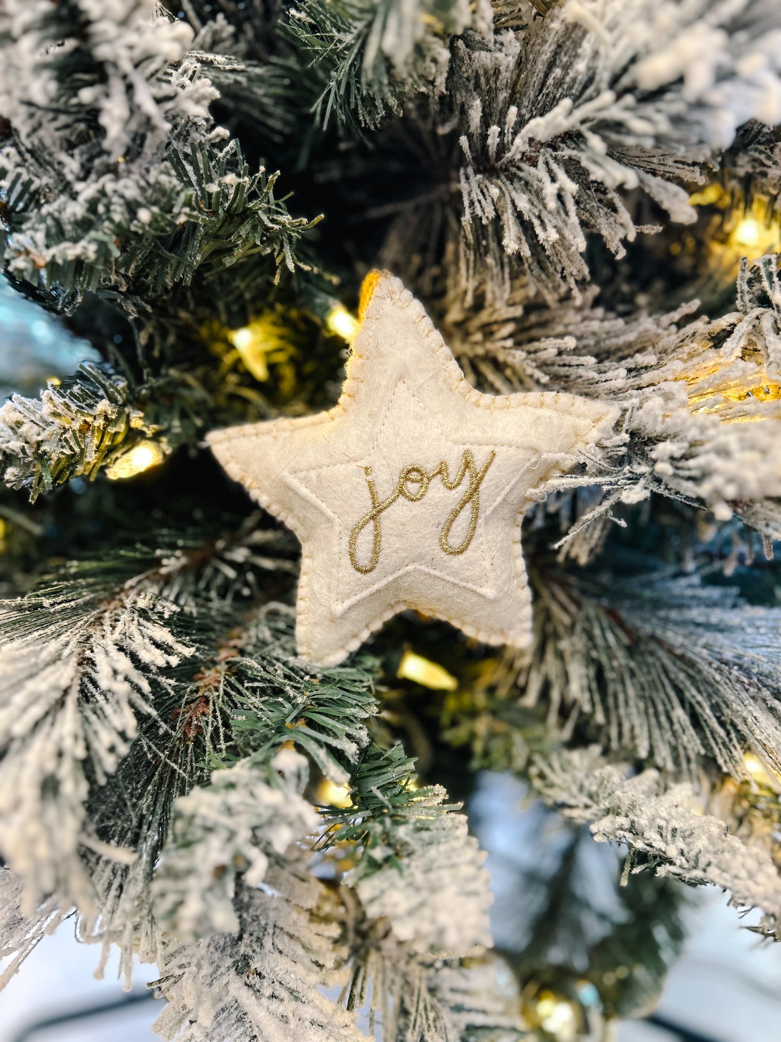 Joy Star Ornament