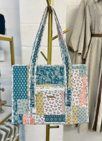 Quilted Tote Bag - Patchwork