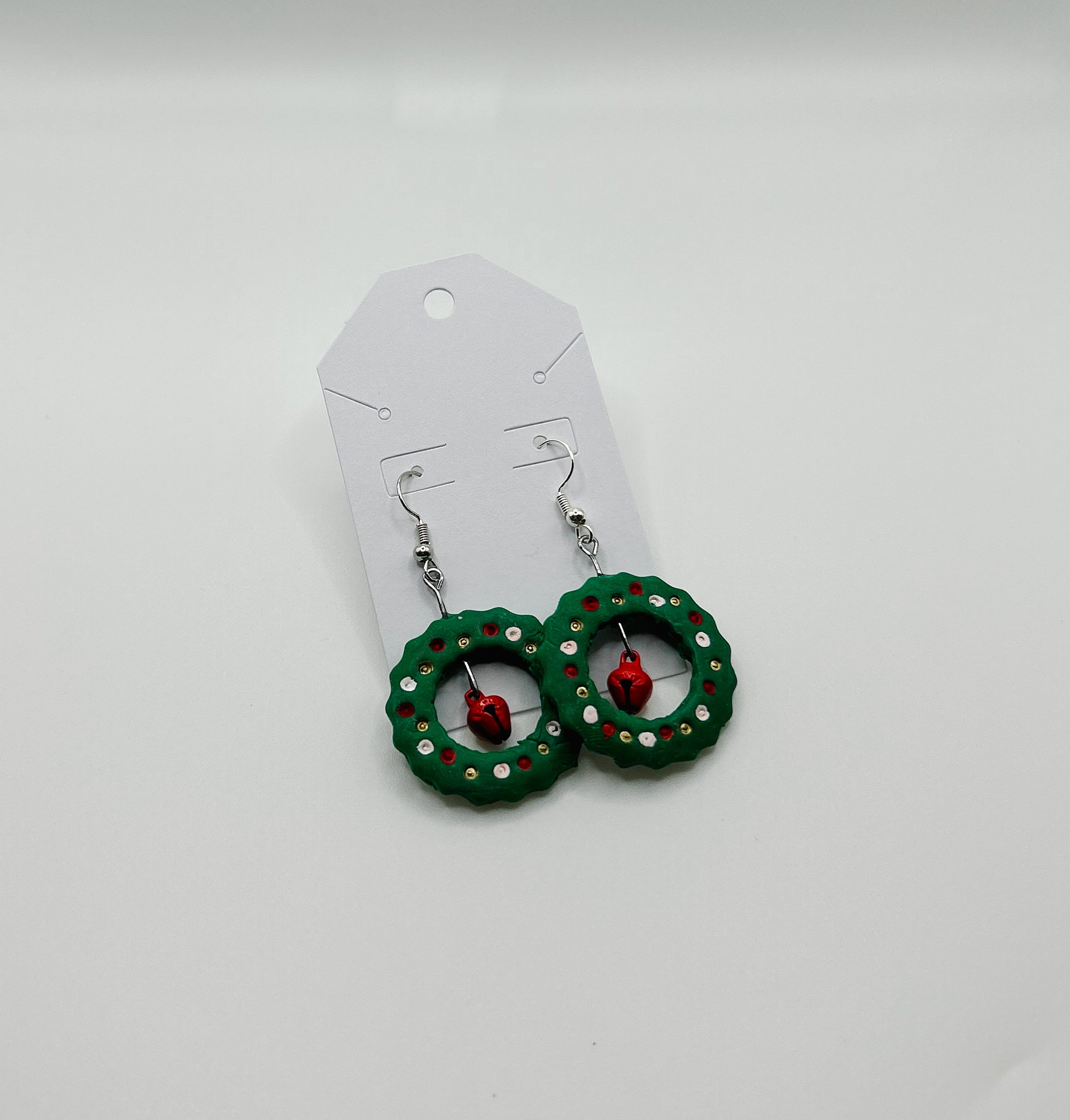 Wreath Clay Earrings