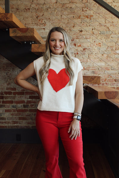 Heart Sweater Vest