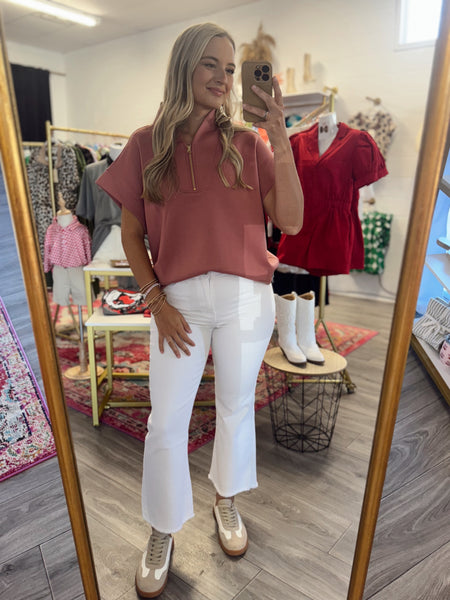 Scuba Top - Mauve