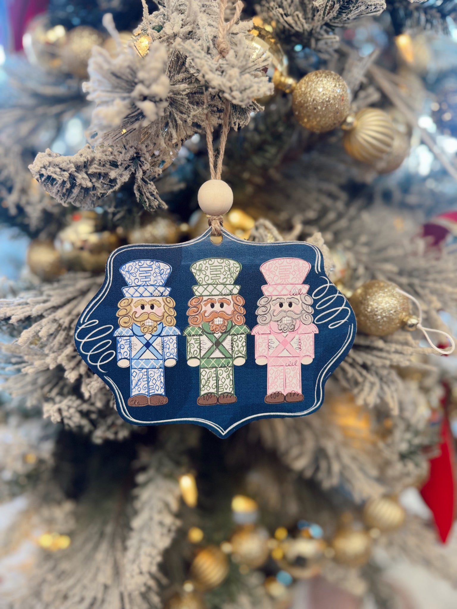 Three Nutcrackers Ornament