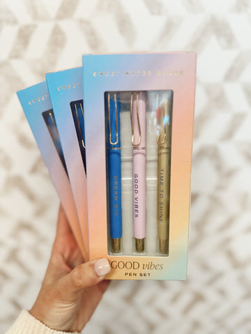 Good Vibes Pen Set