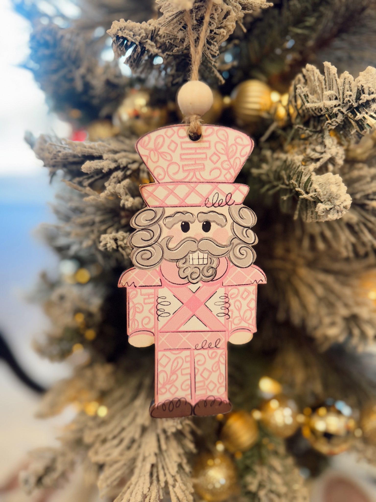 Pink Nutcracker Ornament