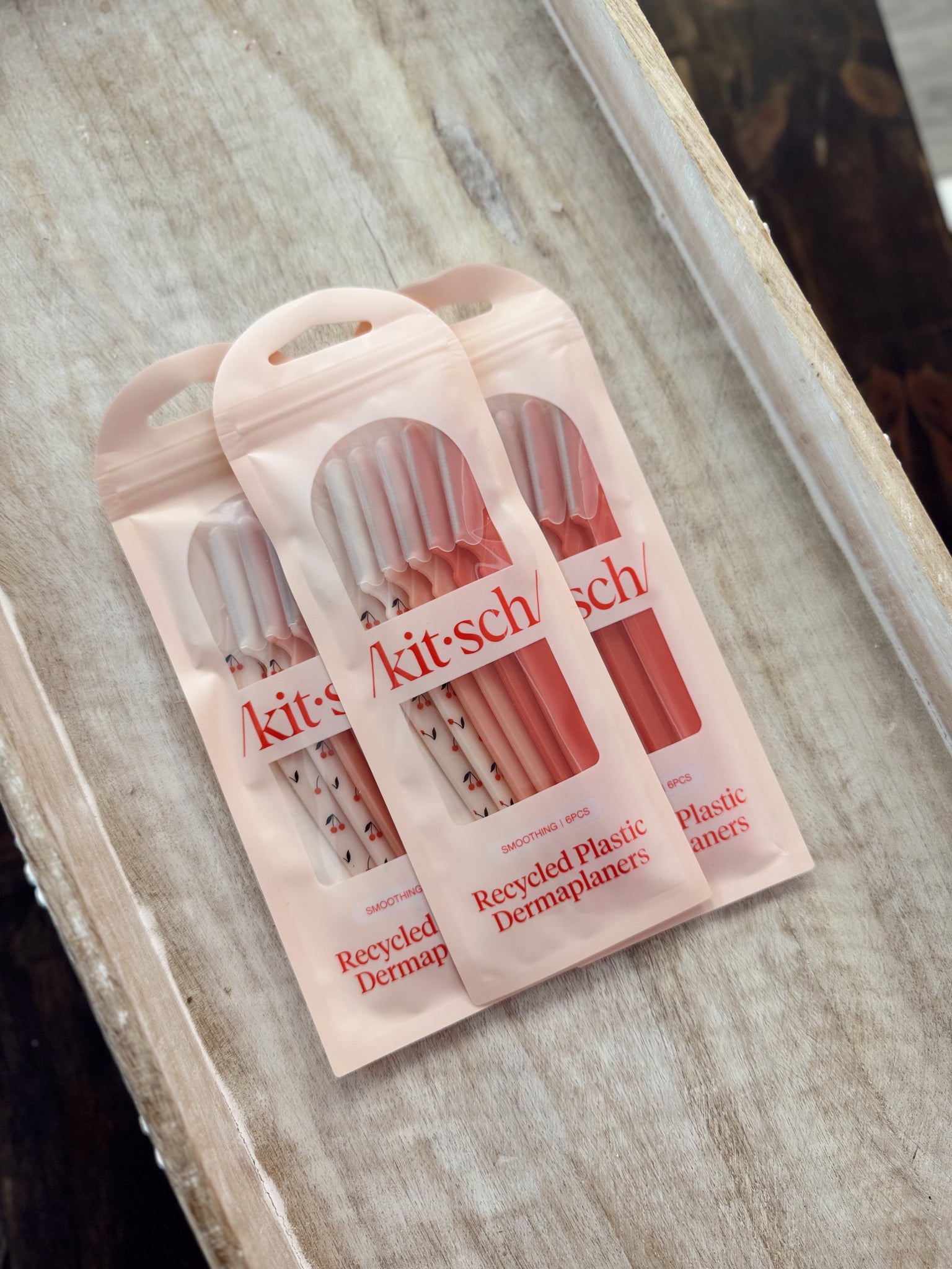 Dermaplaners 6pc - Cherry