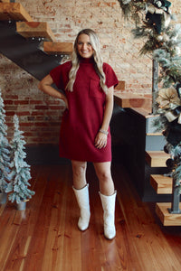 Ava Sweater Dress - Cab