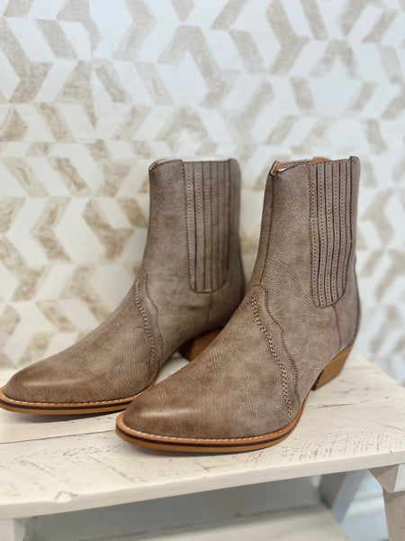 Blake Booties - Taupe