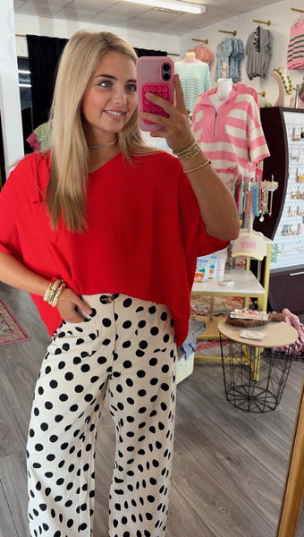 Pocket Top - Red