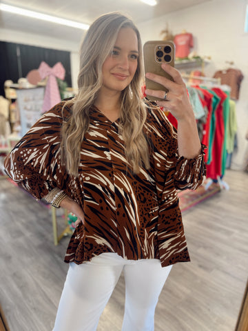 Abby Animal Blouse
