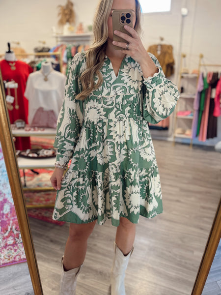 Stella Floral Tiered Dress