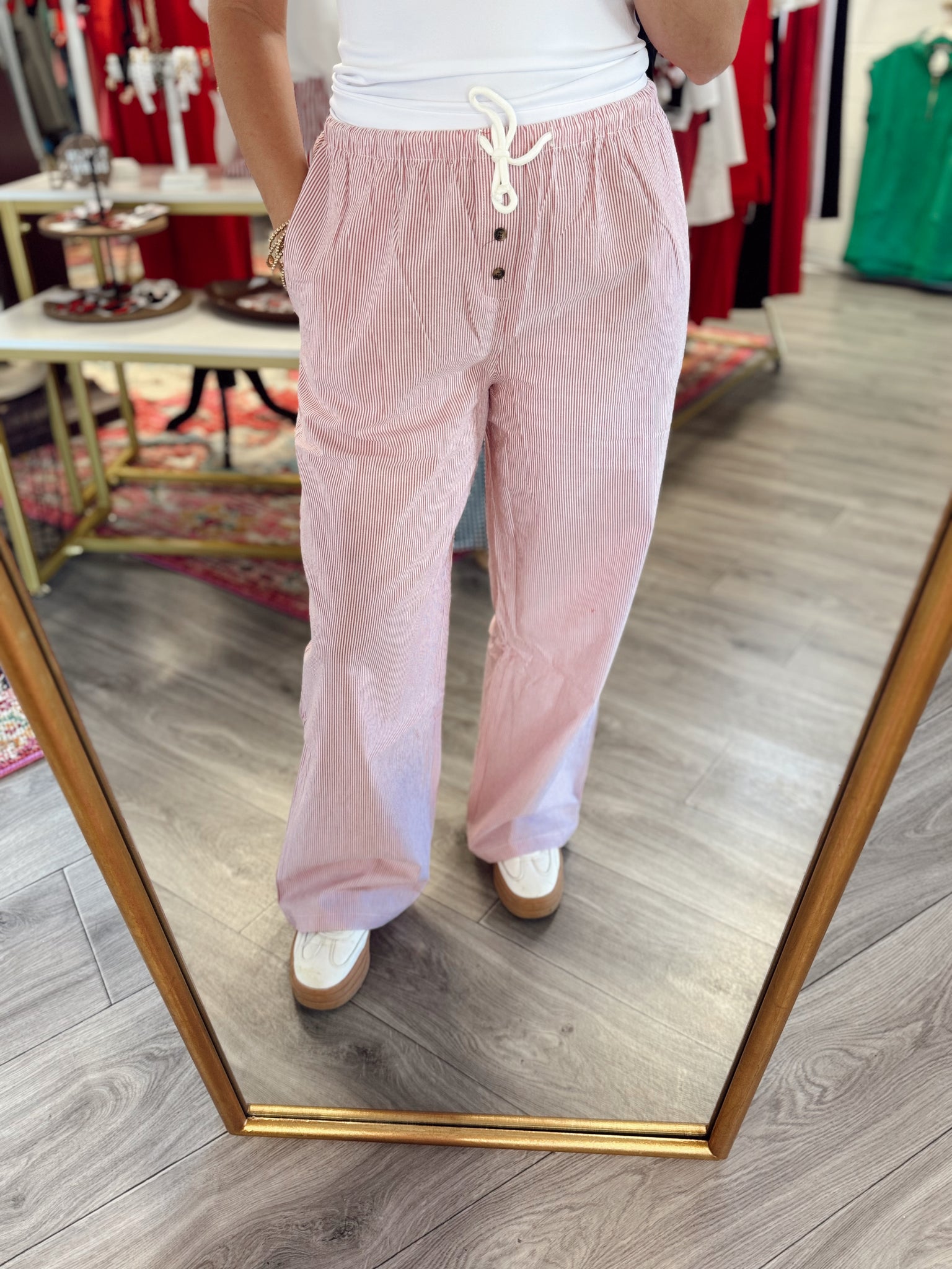 Bailey Boxer Pants - Red