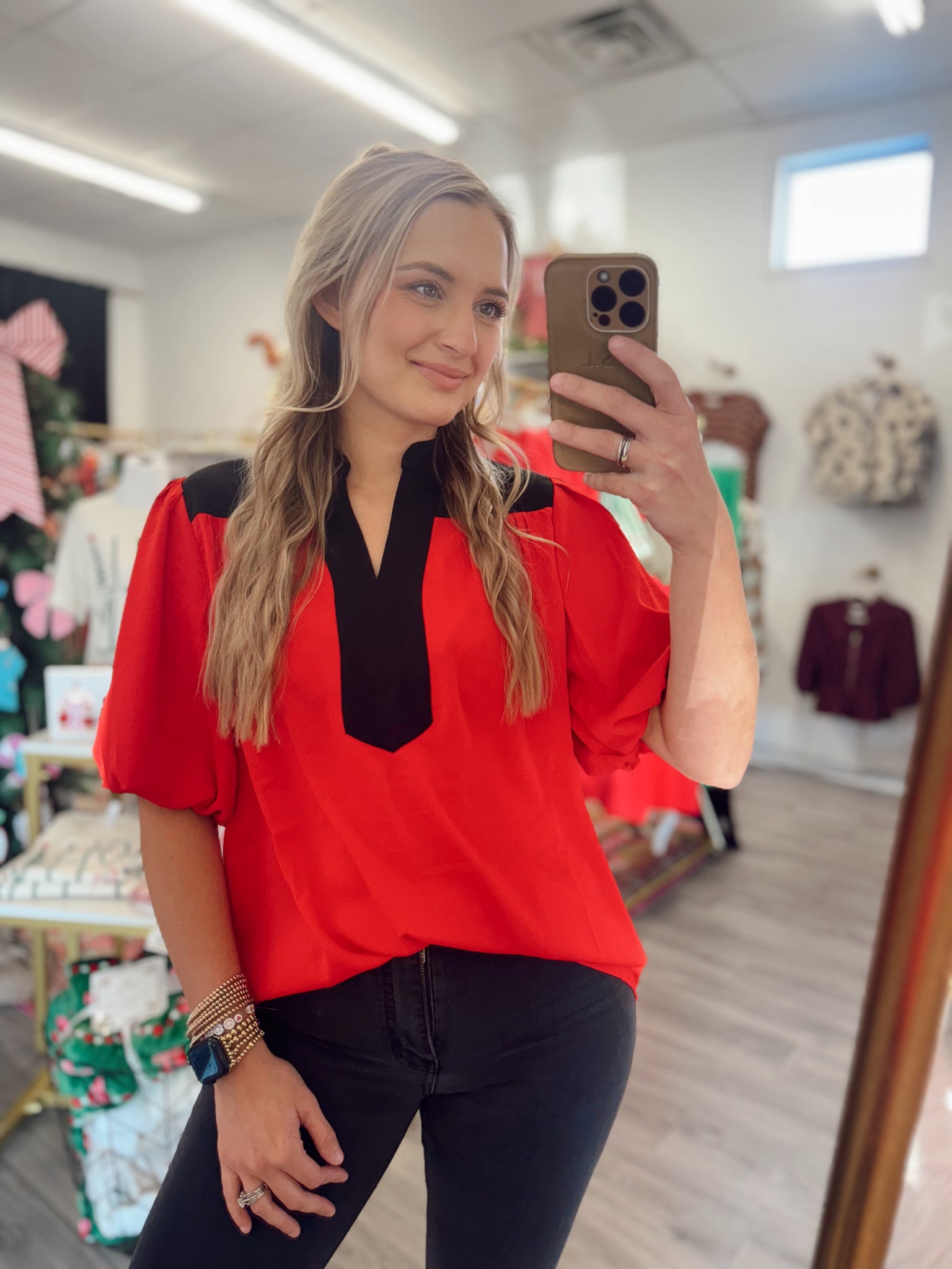 Red/Black Spirit Blouse