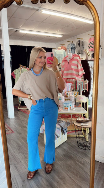 Pocket Top - Mocha