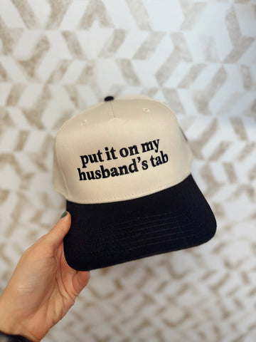 Husband’s Tab Trucker Hat