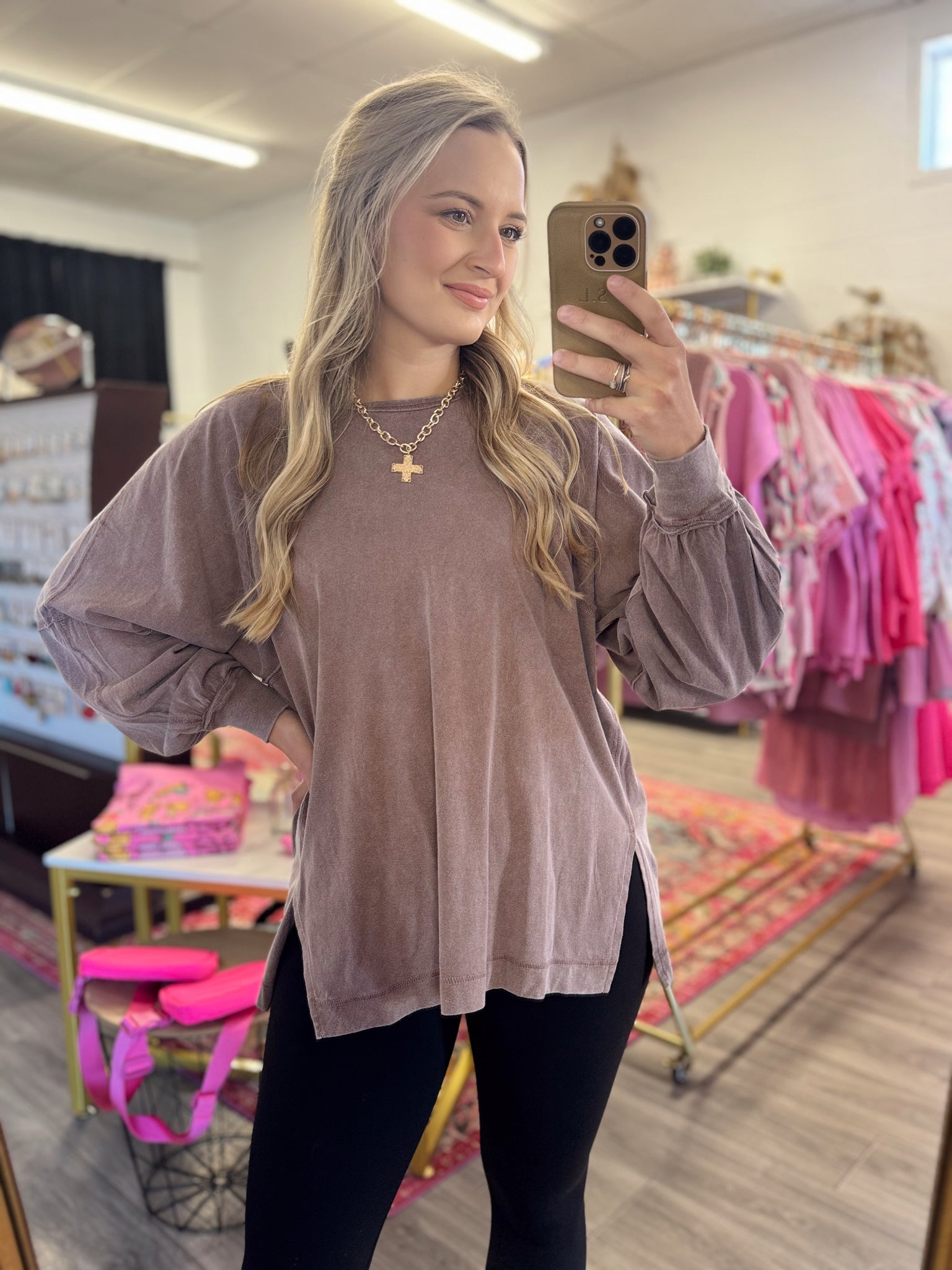 Everyday Oversized Basic - Plum