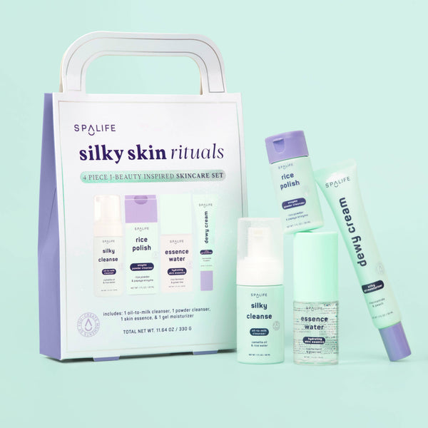Silky Skin Rituals 4pc K-Beauty Inspired Skincare Gift Set
