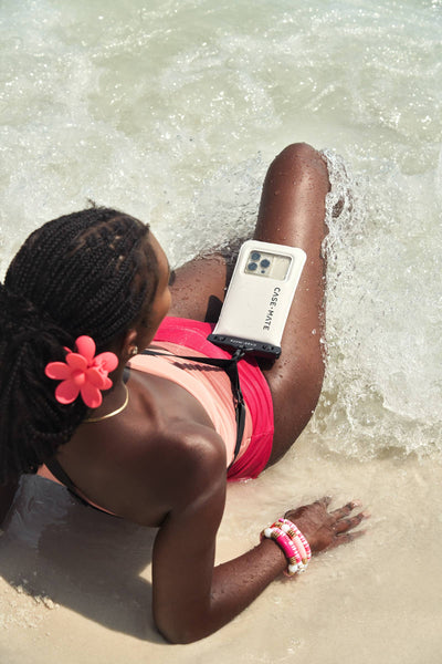 Case-Mate Waterproof Floating Phone Pouch: Citrus Splash