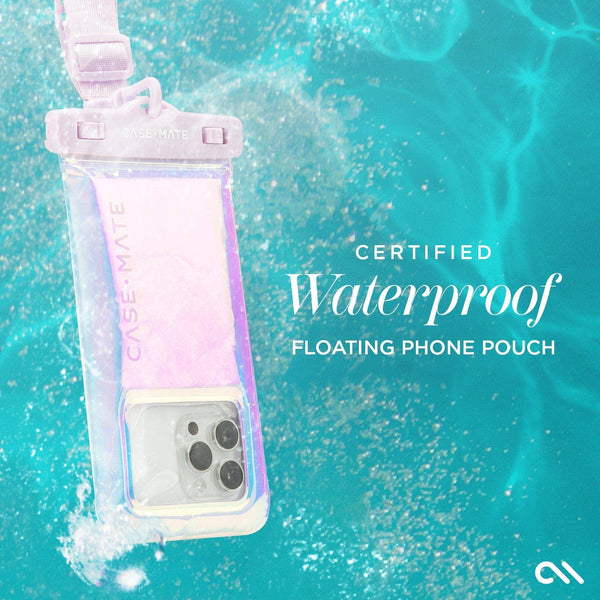 Case-Mate Waterproof Floating Phone Pouch: Citrus Splash