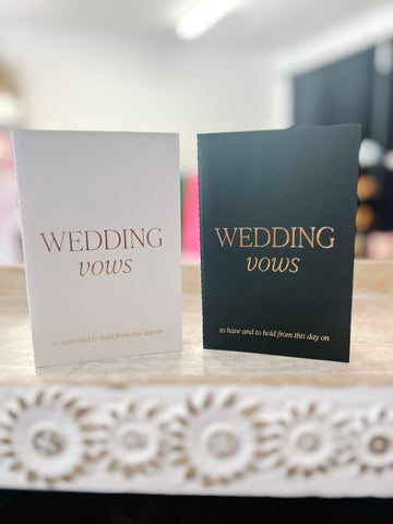 Wedding Vows Booklet Set