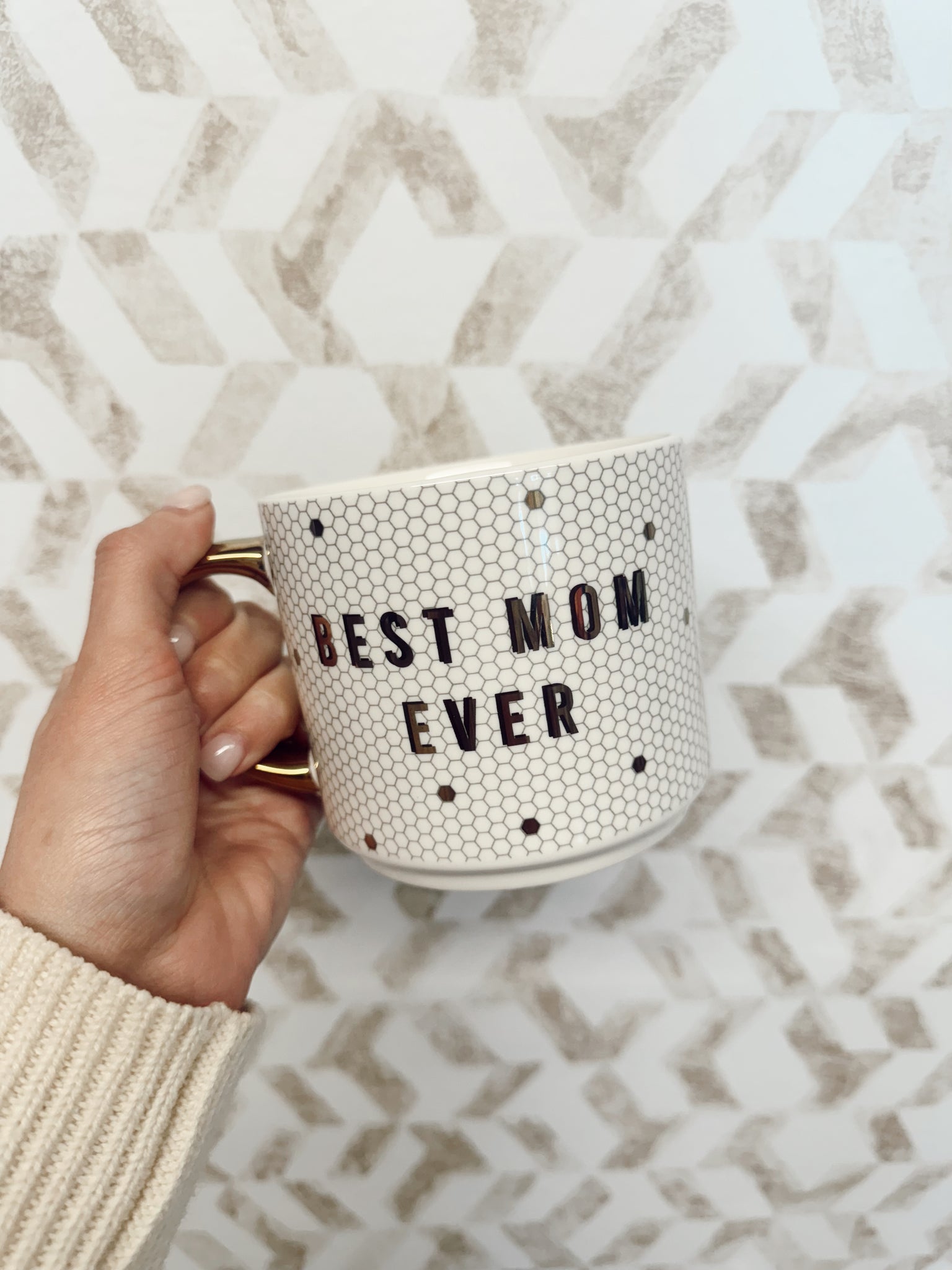 Best Mom Ever Coffee Mug - Gold