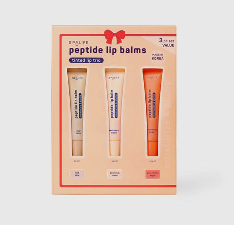 Christmas Holiday Peptide Lip Balms by My Spa Life