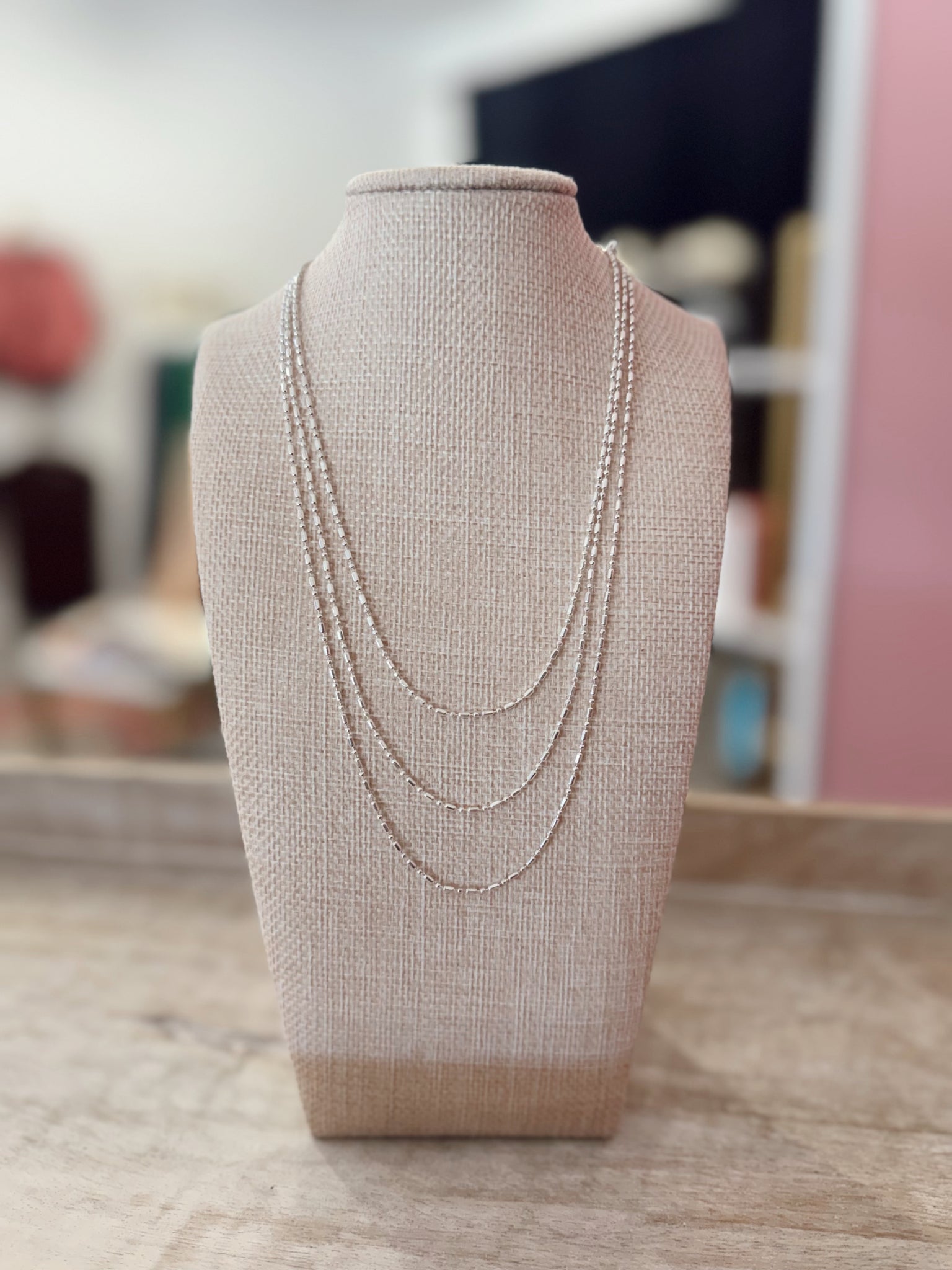 Dainty Layering Necklace - Silver