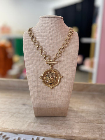 Bulldog Head Chain Necklace