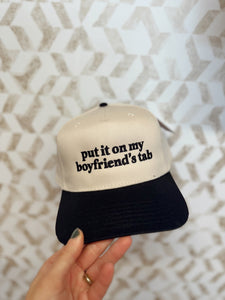 Boyfriend’s Tab Trucker Hat