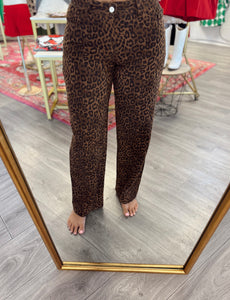 Leopard Denim