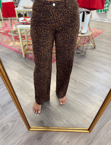 Leopard Denim